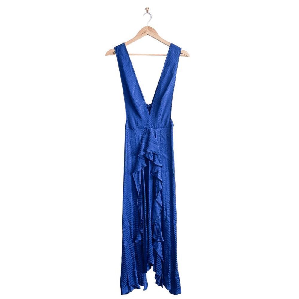 Pinafor Dress in Royal Blue